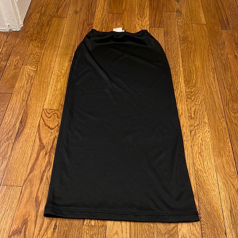 Girls Black Long Skirt